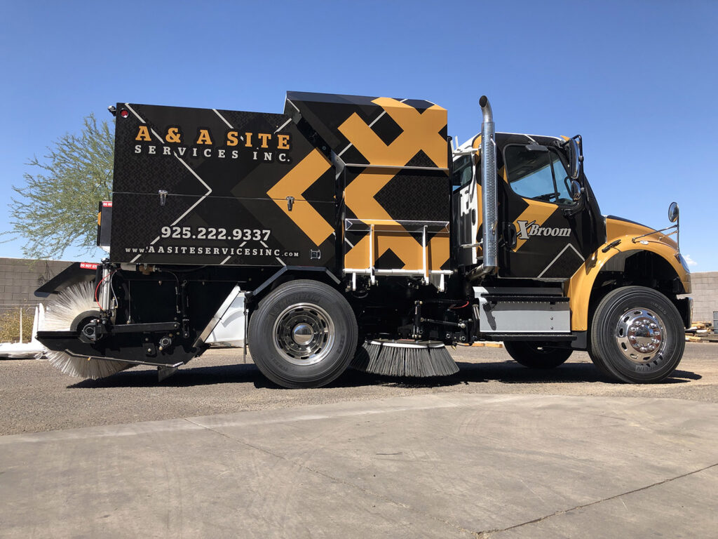 XBroom mechanical street sweeper manufactured by Nescon