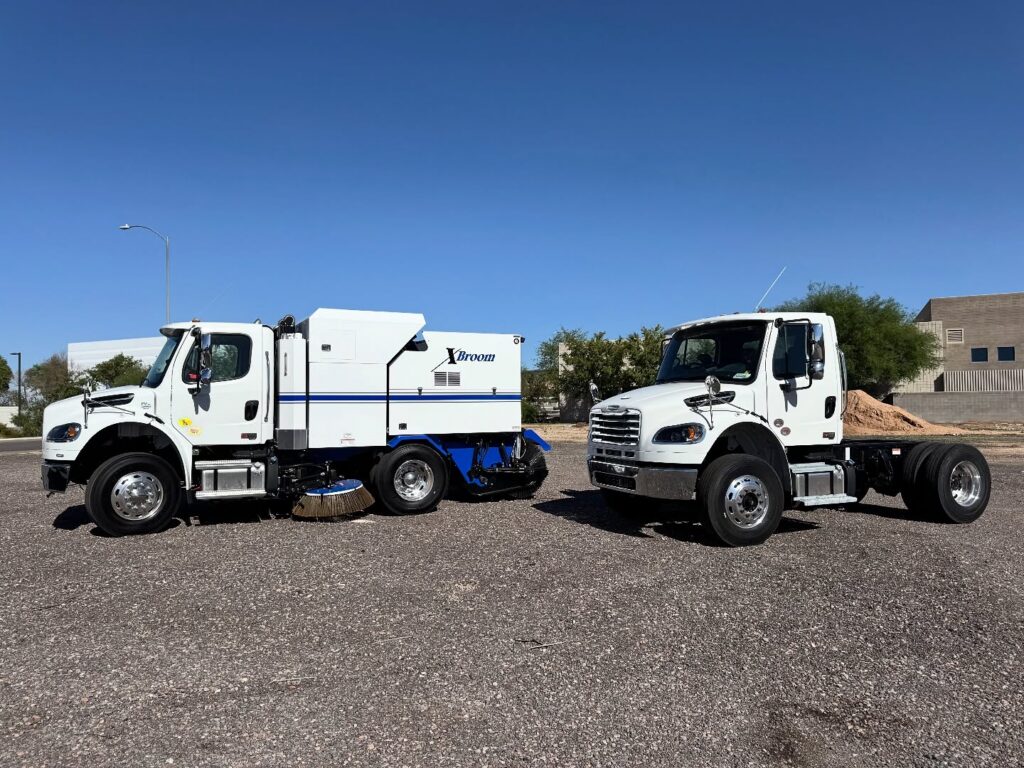 Street sweeper truck XBroom by Nescon